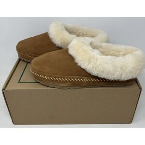 L.L Bean Women's Wicked Good Slippers Squam Lake Brown SIZE 6 Medium 507202